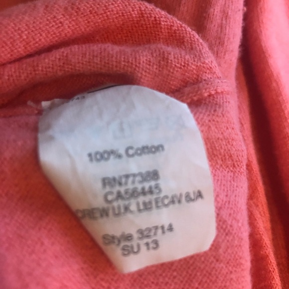 J. Crew Pink V-neck Sweater - 100% cotton - Picture 4 of 6